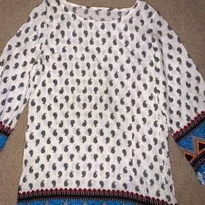 colorful mid-calf dress